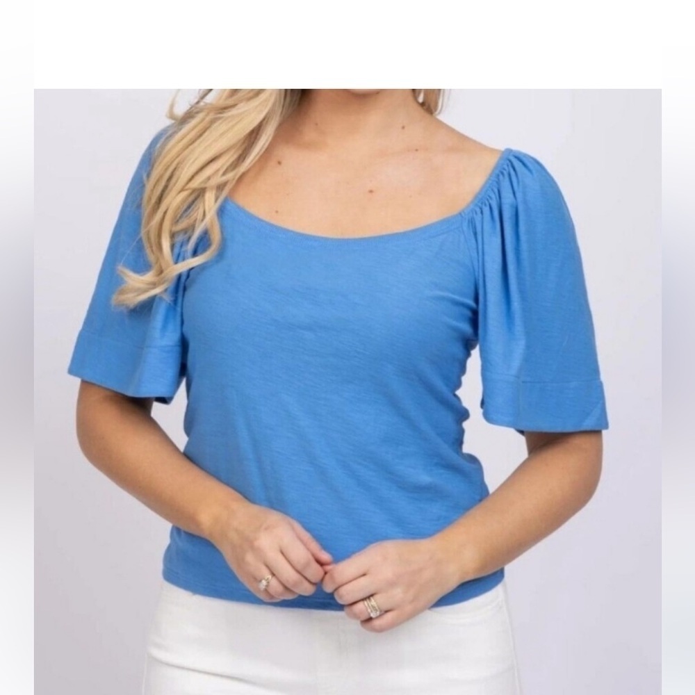 Nation Ltd Jayden Tee in Lapis size Large